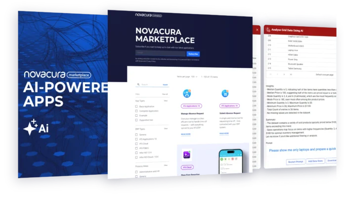 The cover of Novacura Marketplace Blog Post (on AI)