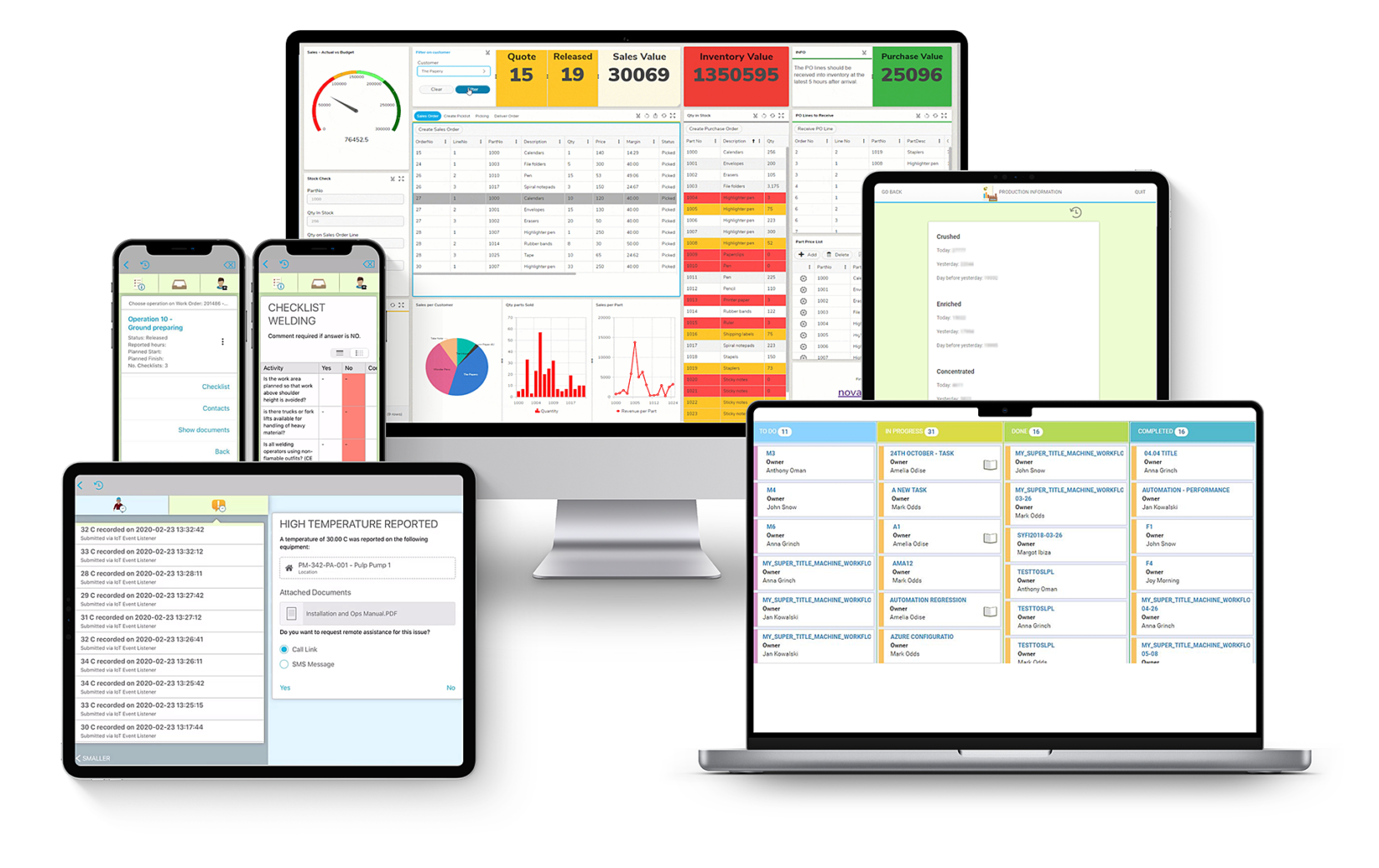 Novacura Flow Capabilities For Versatile ERP User Interface