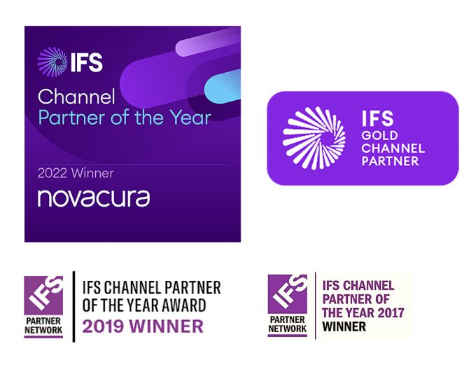 Novacura - IFS Gold Channel Partner Label, image by Novacura