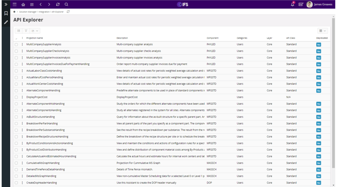 IFS Cloud API integration, photo Novacura