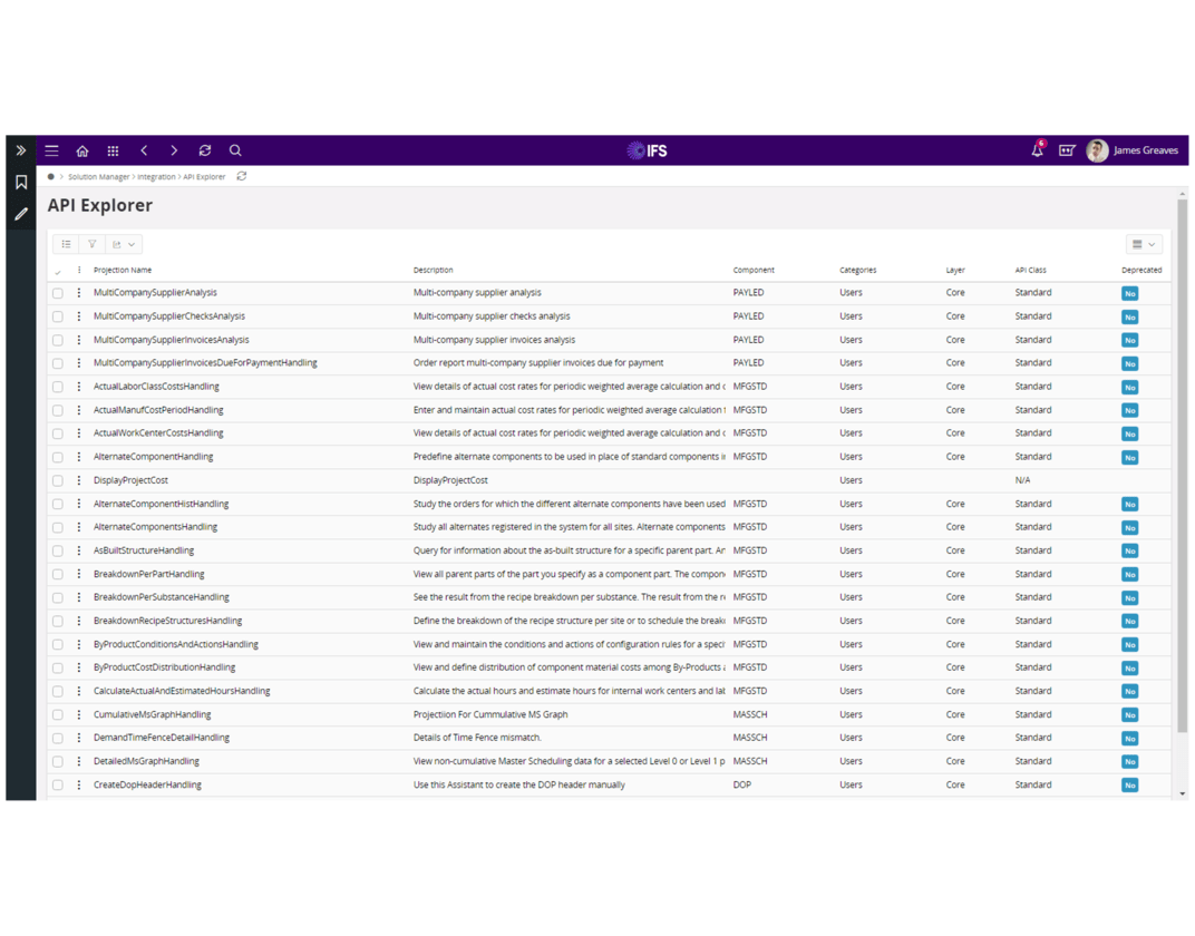 IFS Cloud API integration, photo Novacura