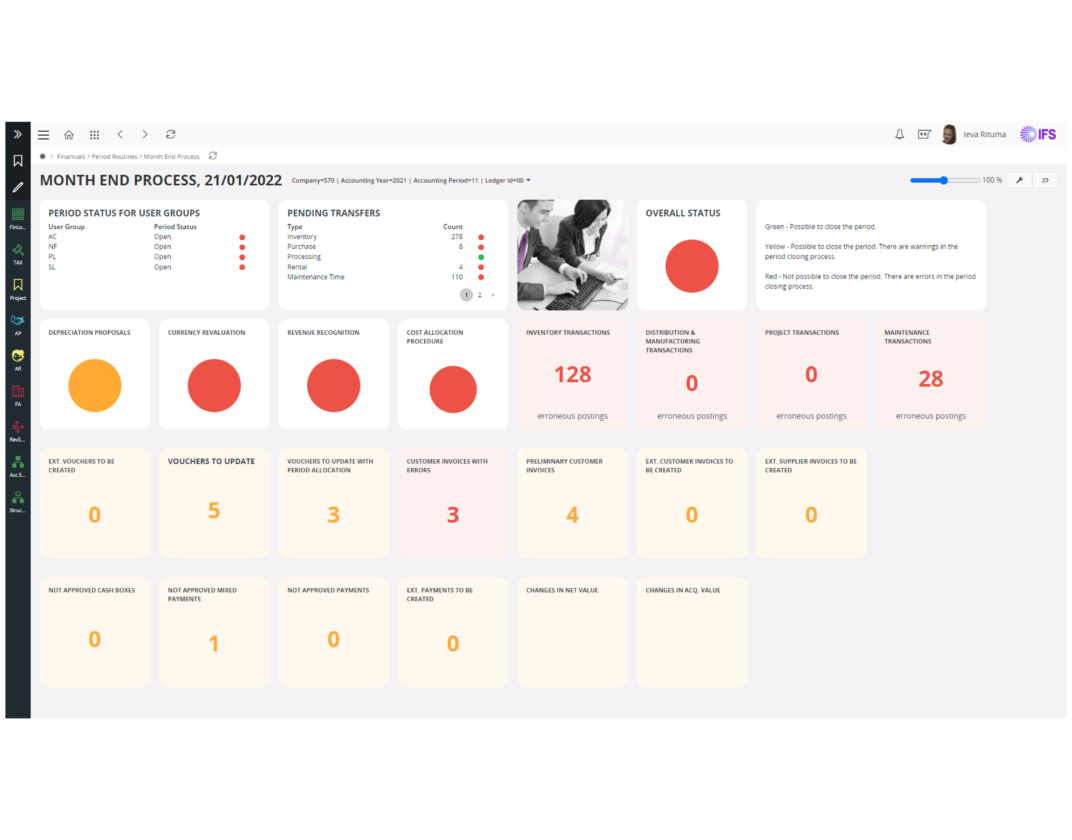 IFS Cloud Finance Accounting, image Novacura