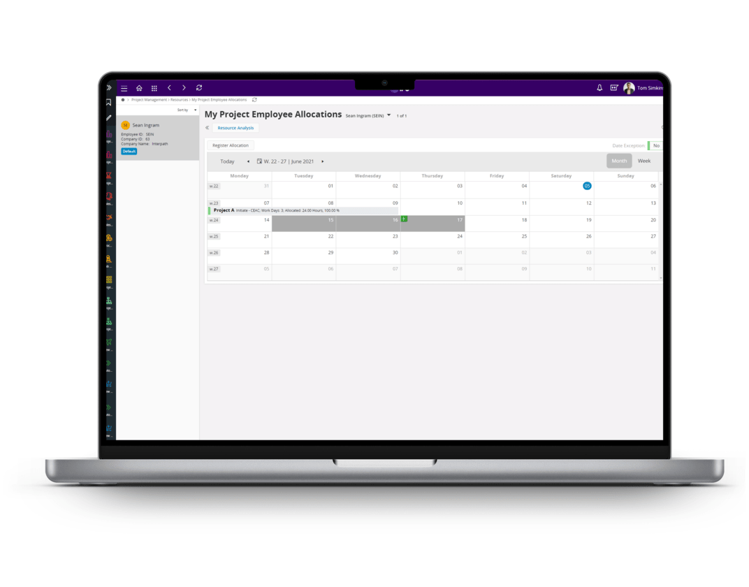 Project planning with IFS Cloud Project module, photo Novacura