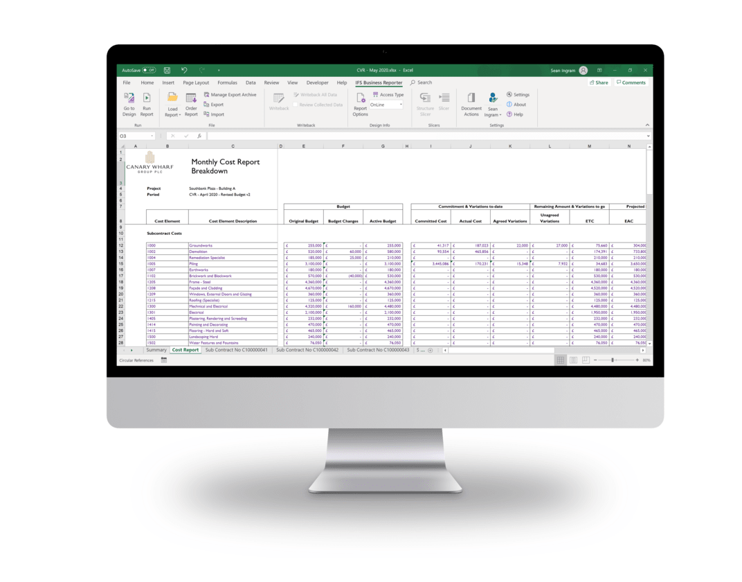 Financial reporting and analysis with Finance modul, photo Novacura