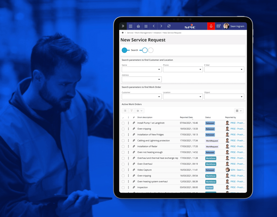 Product and maintenance management with IFS Service Management Software, image Novacura