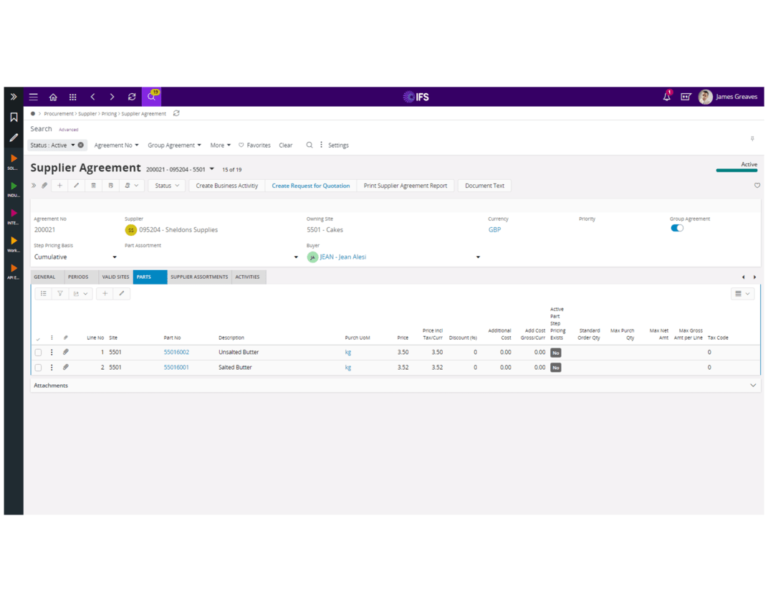 Supplier Module IFS ERP Procurement Module: Best Purchasing Practices