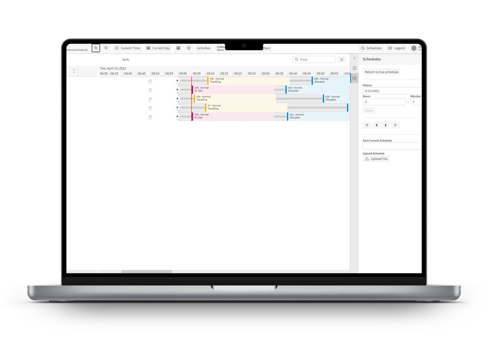 "Continuous, AI-powered schedule optimization using 35+ algorithms, automatically selecting the best combination in real time without batch runs. Delivers high automation with minimal intervention, achieving 95%–99% scheduling automation.