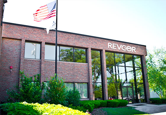 Cover image featuring the Revcor building. the customer case titled ‘Future-Proofing Airflow Manufacturing,’ with a subtitle on scalability and IFS Cloud readiness through Flow Connect