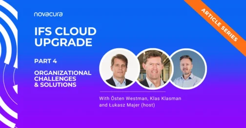 A conceptual illustration representing organizational readiness for IFS Cloud, highlighting the transition from technical plumbing to team competency and the 'Evergreen' continuous update model.