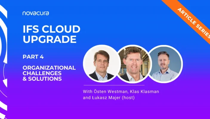 A conceptual illustration representing organizational readiness for IFS Cloud, highlighting the transition from technical plumbing to team competency and the 'Evergreen' continuous update model.